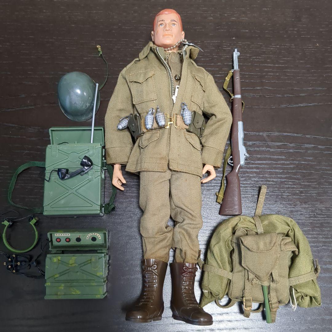 60年代　GIJOE GIジョー 無線機　背嚢　手榴弾 ガーランドライフルなど