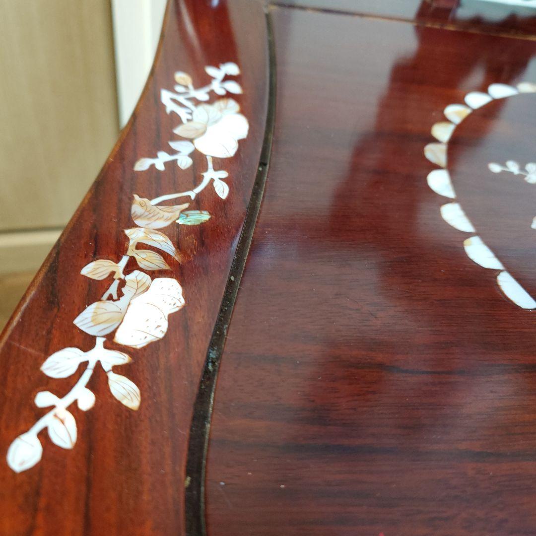 螺鈿細工 木製家具　唐木家具　高級　椅子