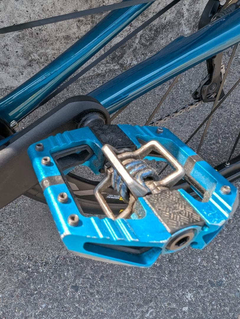 クランクブラザーズ マレット エンデューロ ブルー MTB用ビンディングペダル