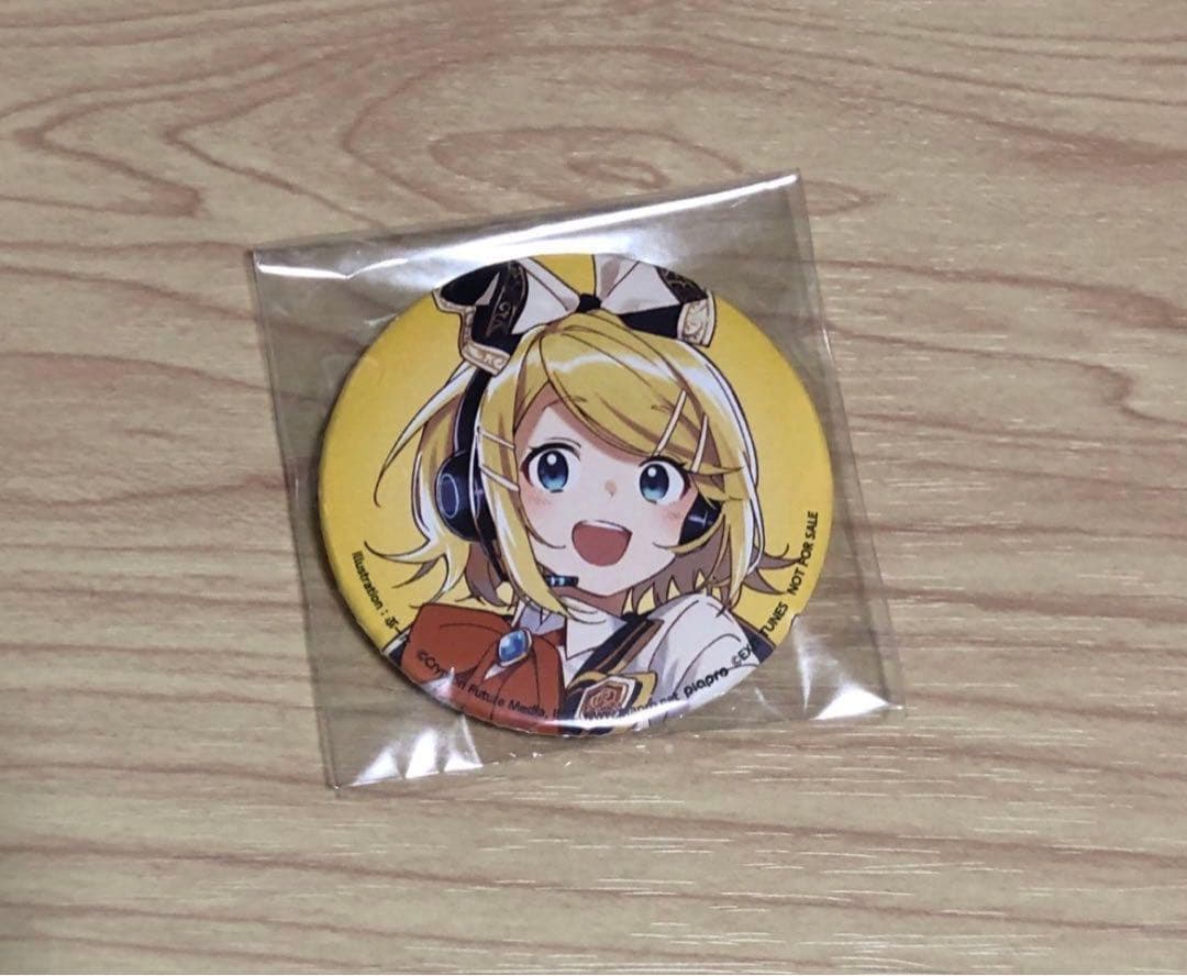 鏡音リン 缶バッジ EXIT TUNES Kagaminext