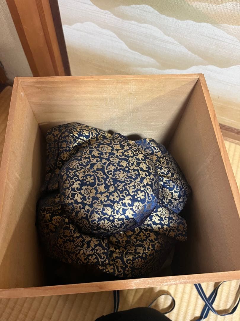 【平安 草山造】京焼 花壺 大壺 黒釉 花入 共箱・仕覆付 茶道具 飾り壺