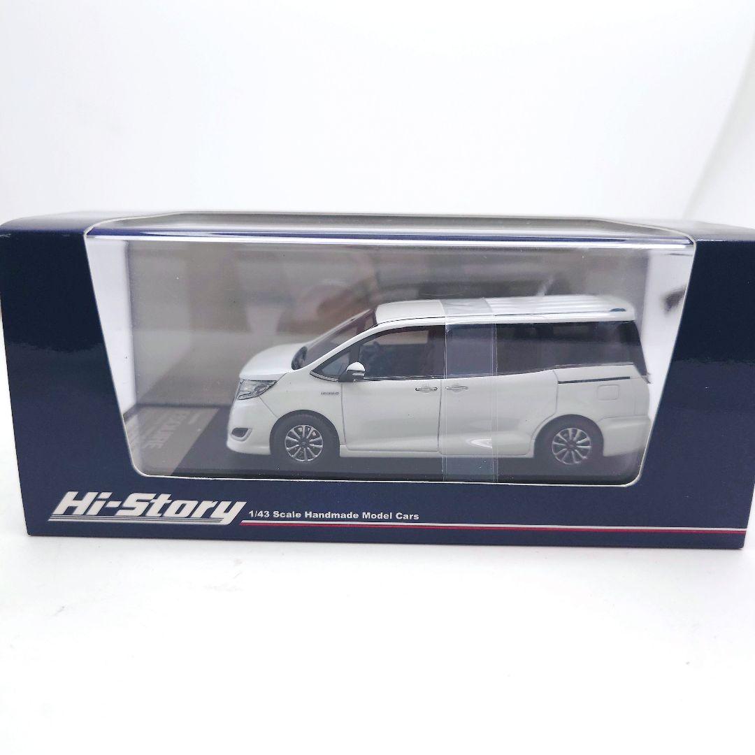 ハイストーリー エスクァイア ホワイトパール ミニカー 1/43 ミニカー