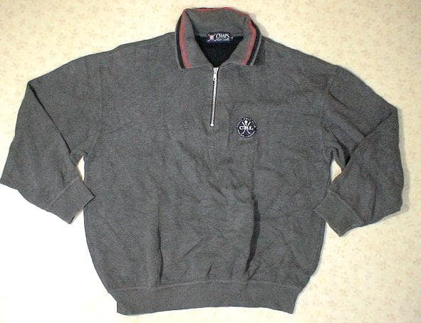 12324　ラルフローレン　メンズ　長袖トップス　グレー　サイズＬ