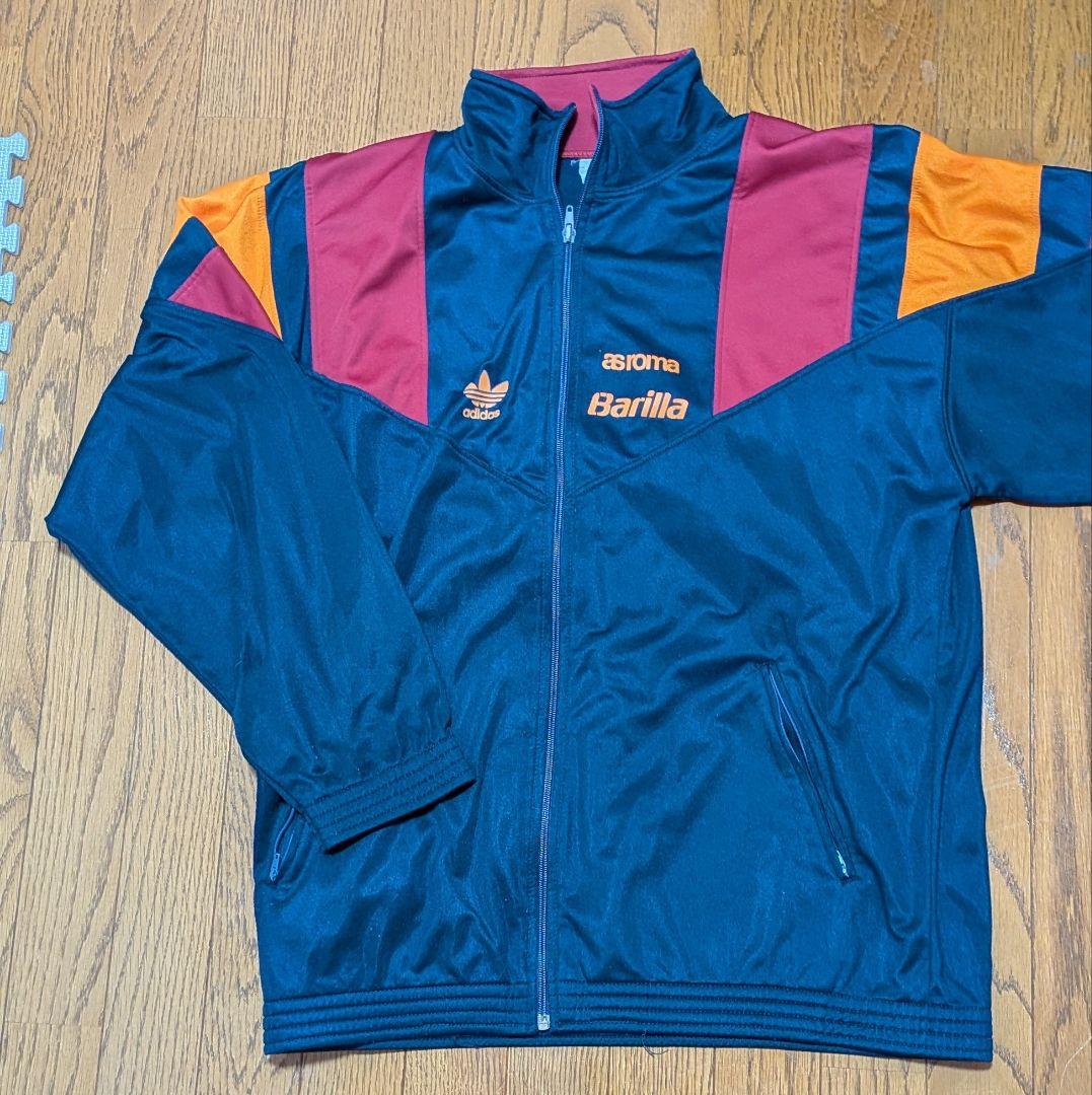 adidas ASローマ ジャージ　イタリア製　サイズL　ヴィンテージ