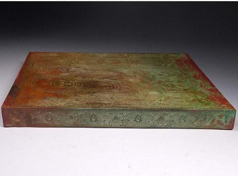 ◆『高麗金板経（金銅）』◆検）仏像 高麗仏 新羅仏 天平仏 飛鳥仏 空海 法然