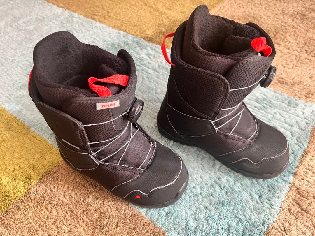Burton ZIPLINE BOA キッズ スノーボードブーツ　24cm