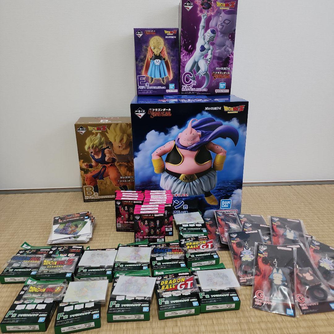 一番くじ ドラゴンボール　ラストワン魔人ブウ　孫悟空　フリーザ　バビディ下位賞