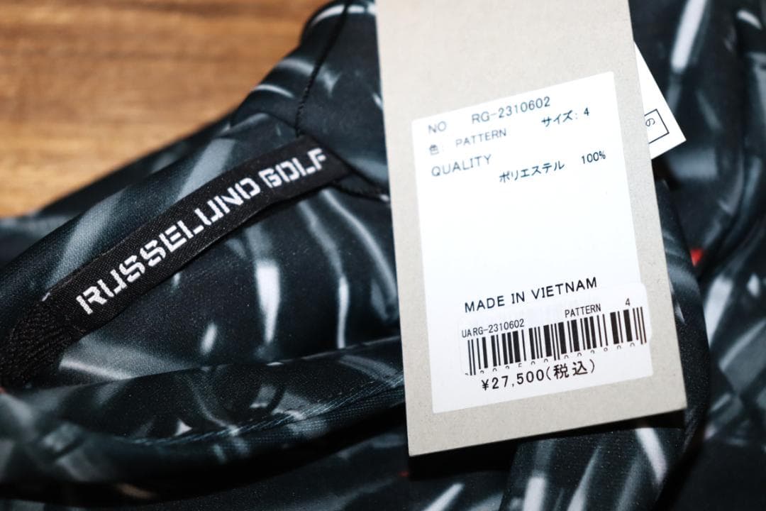 新品 Russeluno GOLF ライトフーディ (4/M) Ⓗ