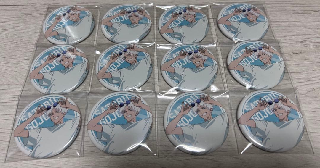 呪術廻戦カフェ 2024 懐玉・玉折 缶バッジ 五条悟　12個セット