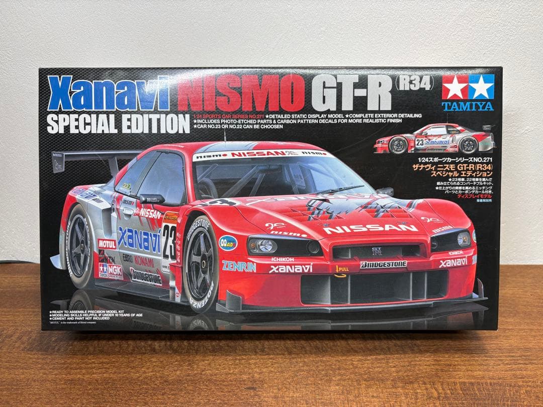 タミヤ 1/24 ザナヴィ ニスモ GT-R (R34) スペシャルエディション
