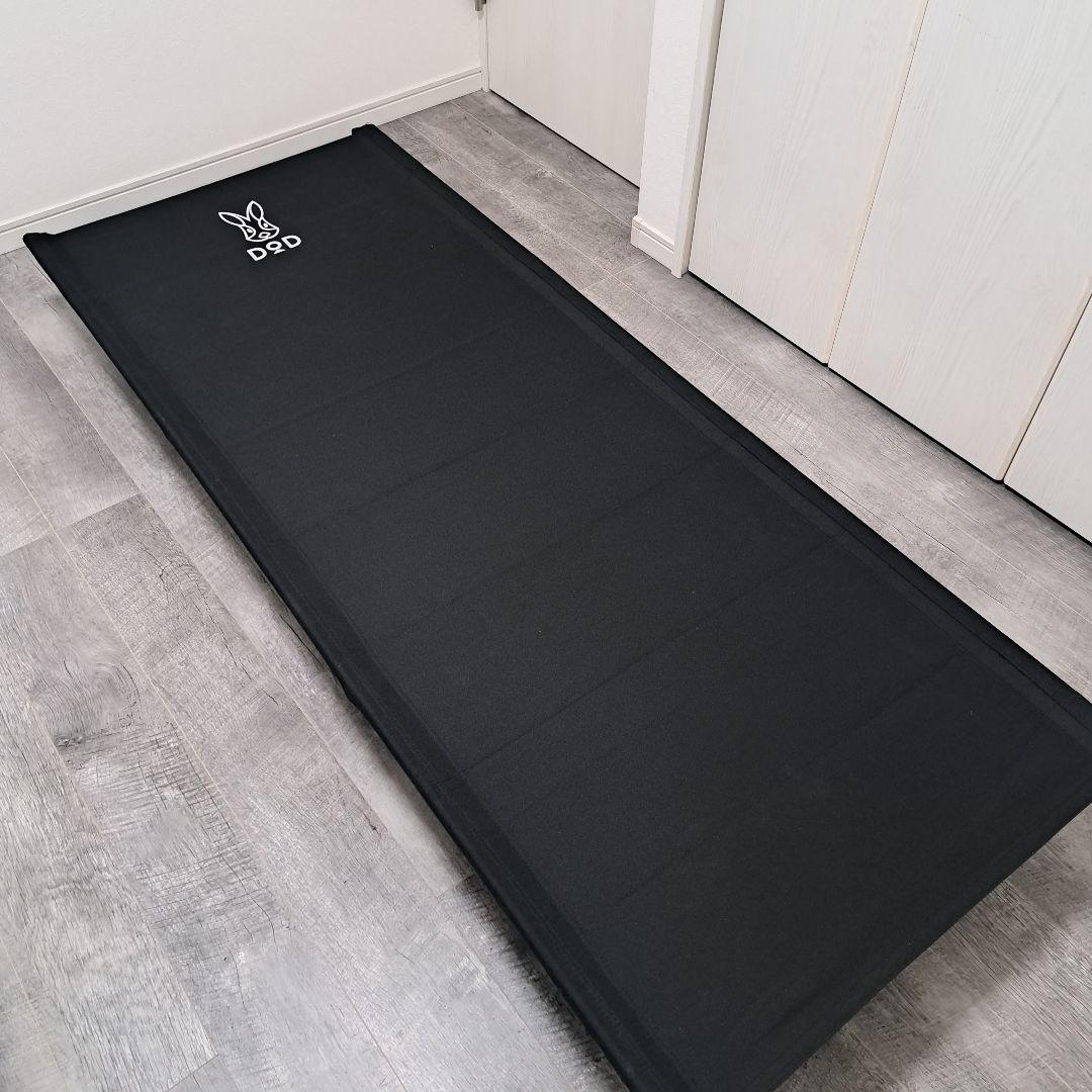 【2つセット】DOD コット ワイドキャンピングベッド 　ブラック