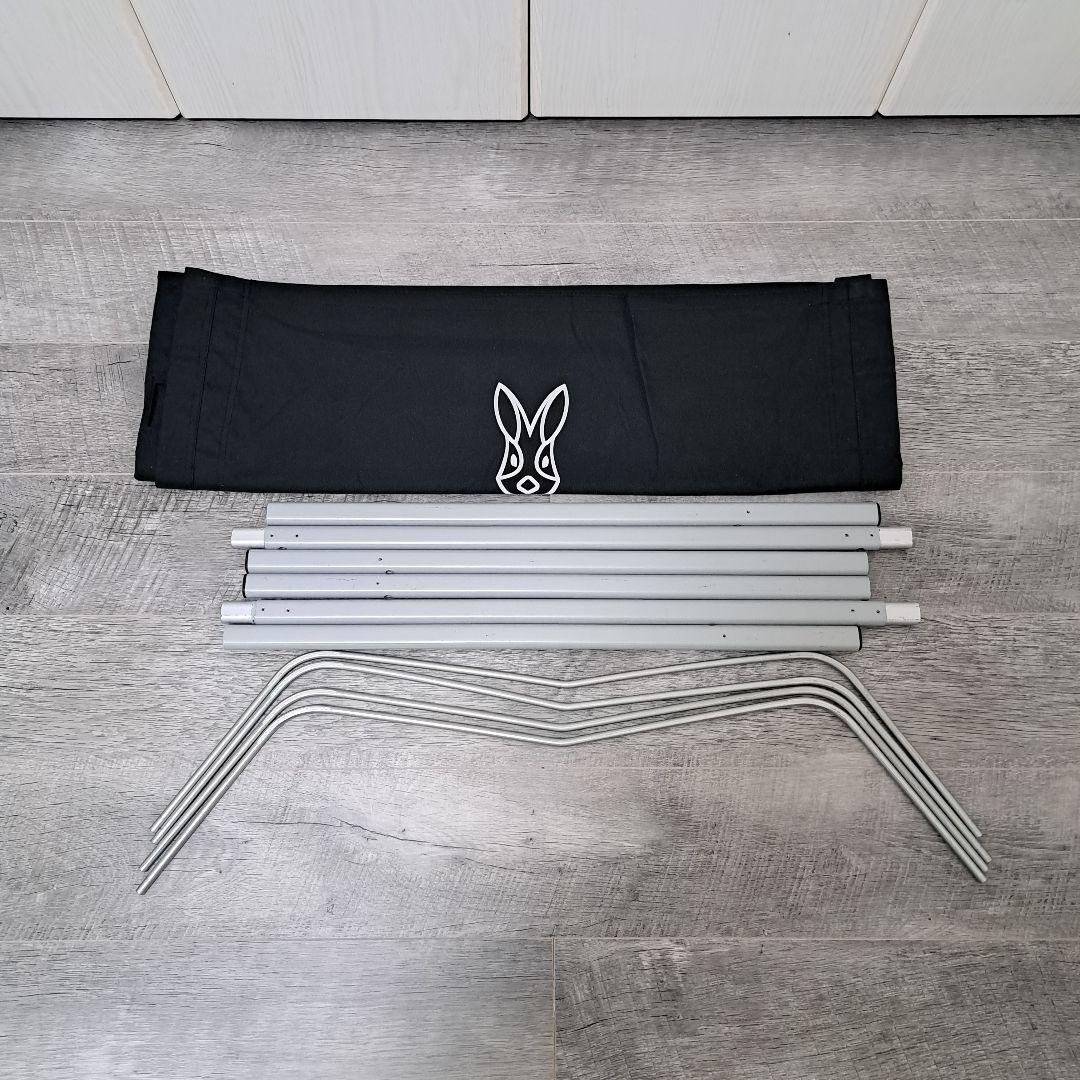 【2つセット】DOD コット ワイドキャンピングベッド 　ブラック