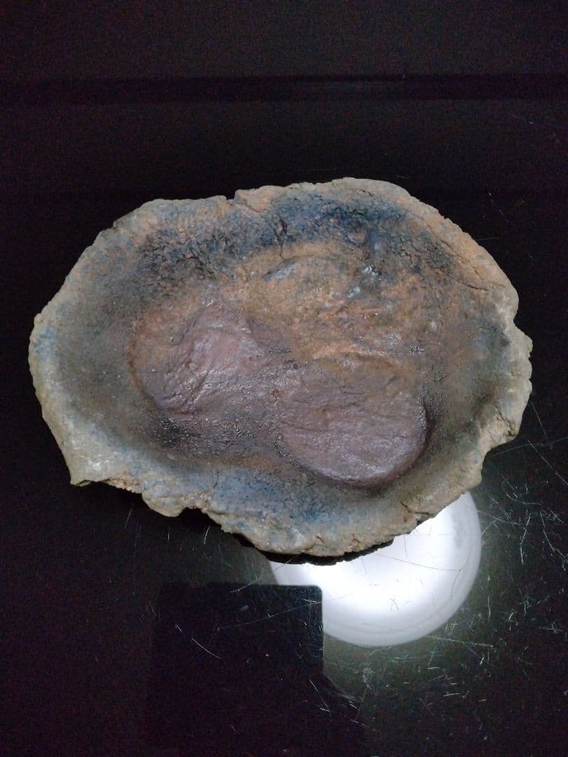 【備前焼 ３足皿】伝統工芸士  森本 桂／送料込み！