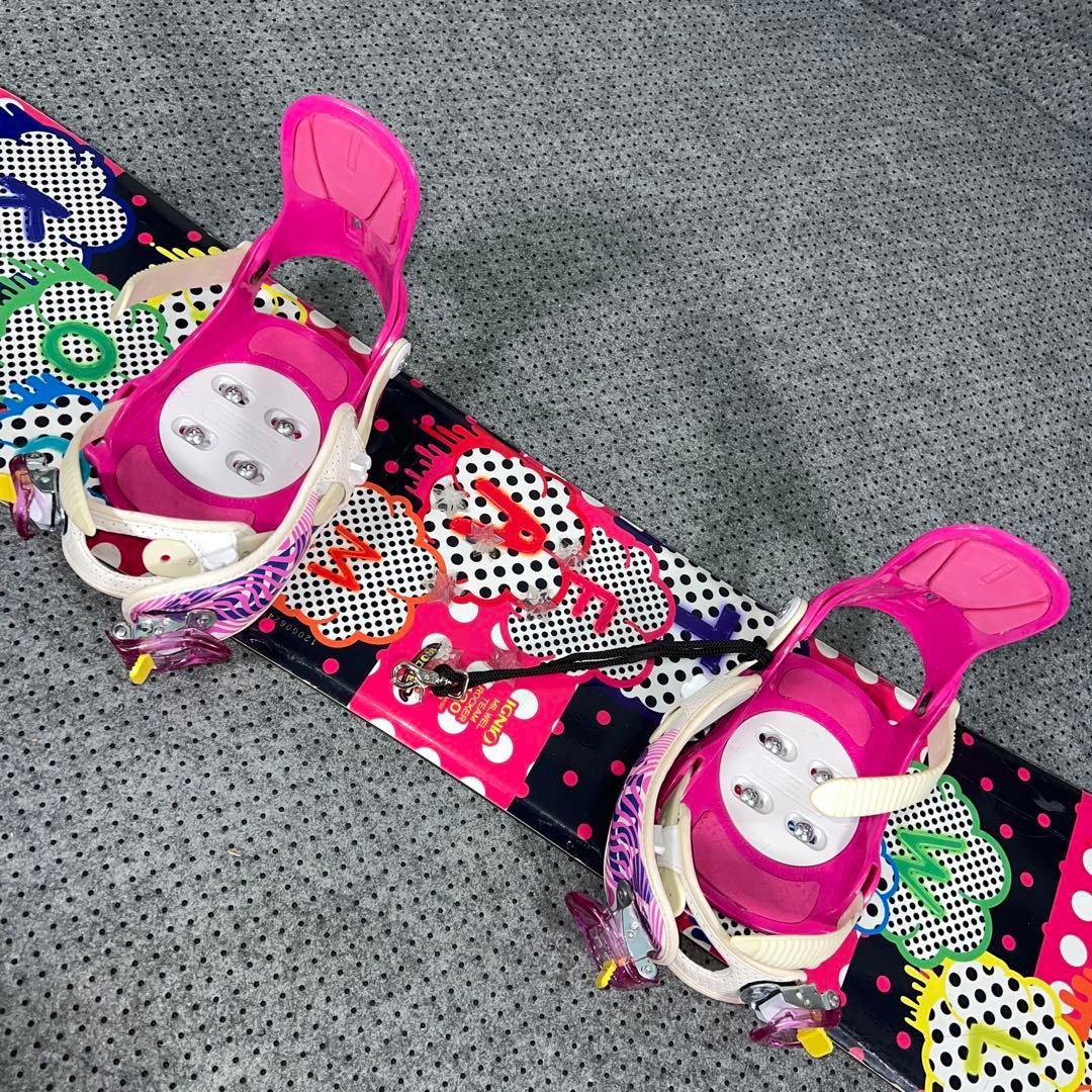 １０回使用 キッズスノーボード 120cm IGNIO×バイン×ブーツ