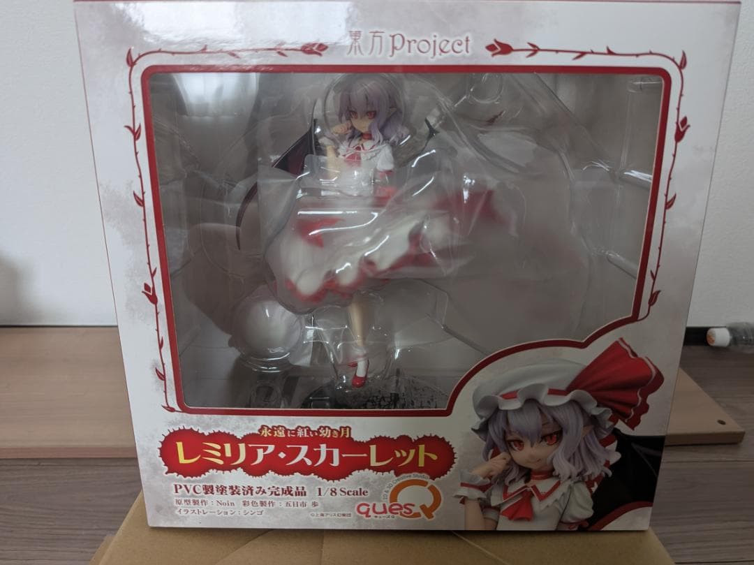 【新品・未開封】永遠に紅い幼き月 レミリア・スカーレット 1/8 キューズQ
