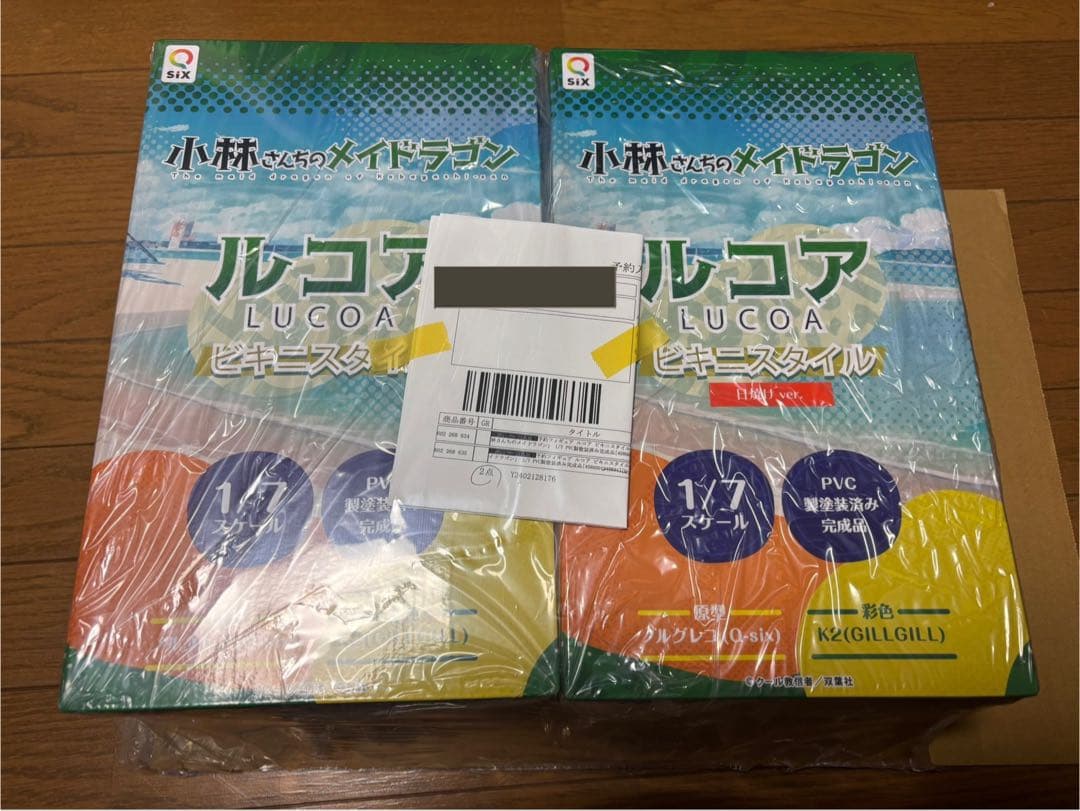 小林さんちのメイドラゴン　ルコア　ビキニスタイル　フィギュア　2体セット