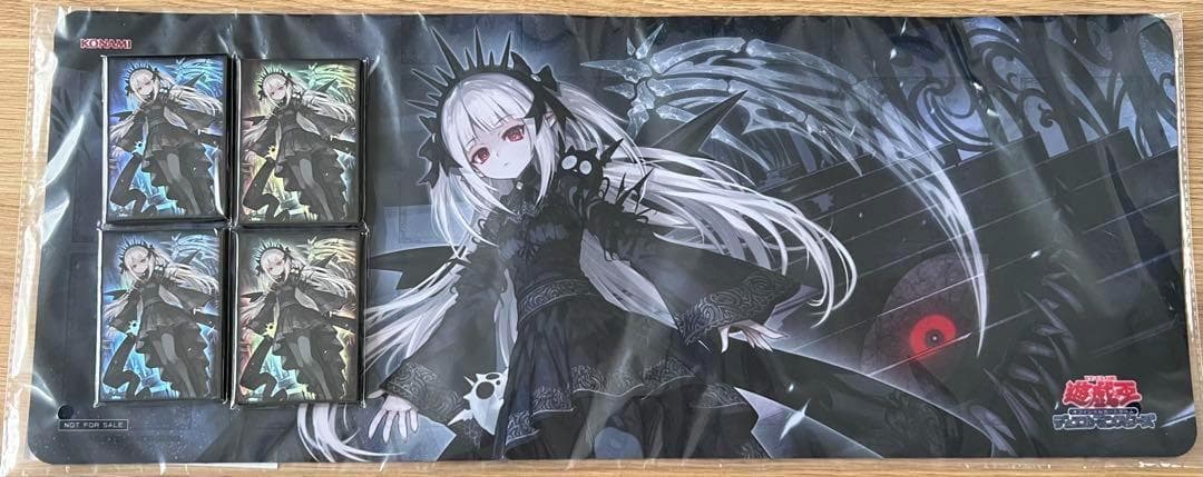 遊戯王　光なき影アバオアクゥー　プレイマット　スリーブ80枚　ycsj