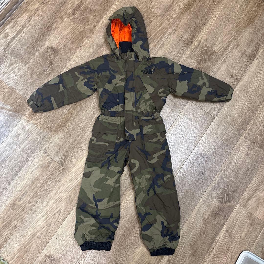 THE NORTH FACE 迷彩柄 スキーウェア 110 スノーウエア