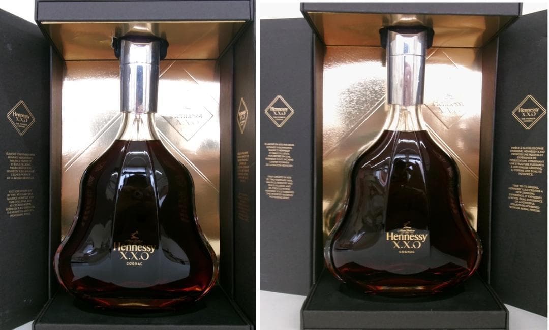 合計2リットル・ヘネシーXXO・1Lの2本セット（HXX15A・HXX15B)