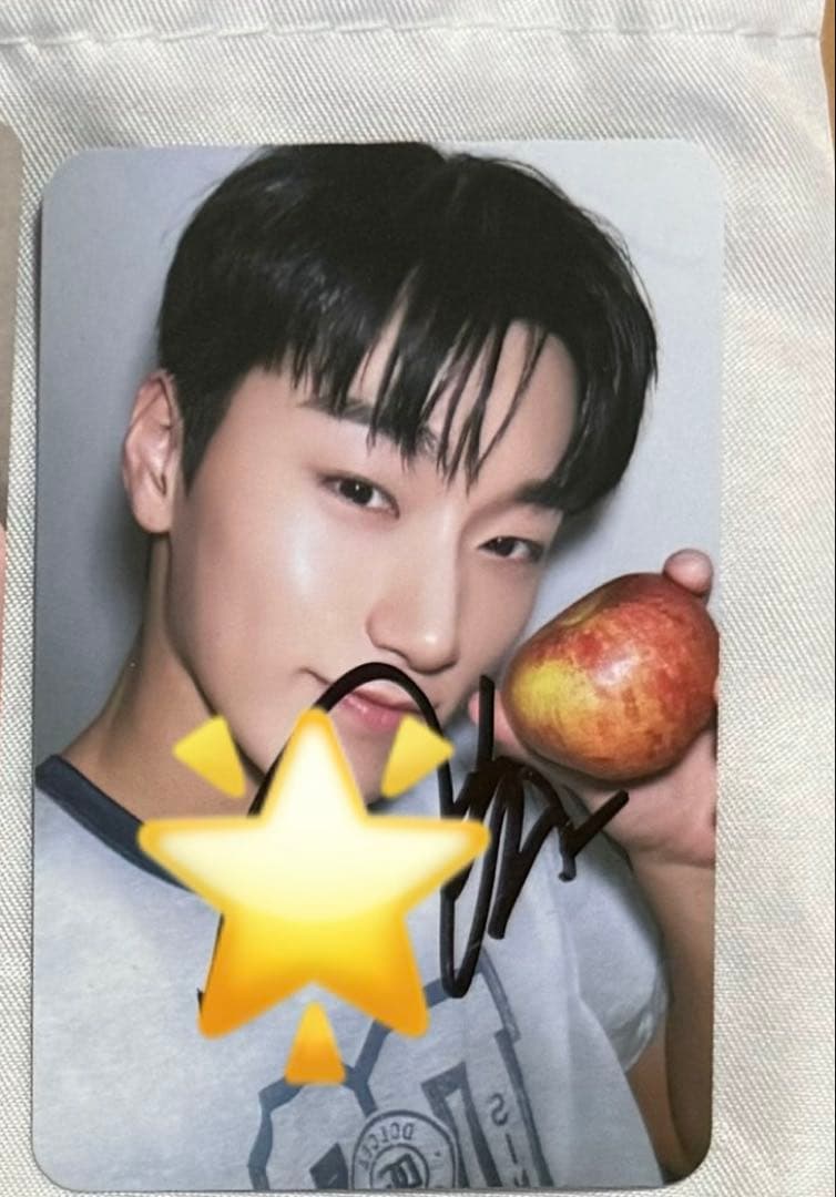 Ateez サン 直筆サイントレカ