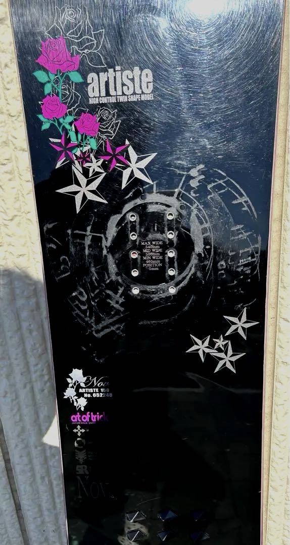 スノーボード板　November art of trick 150cm