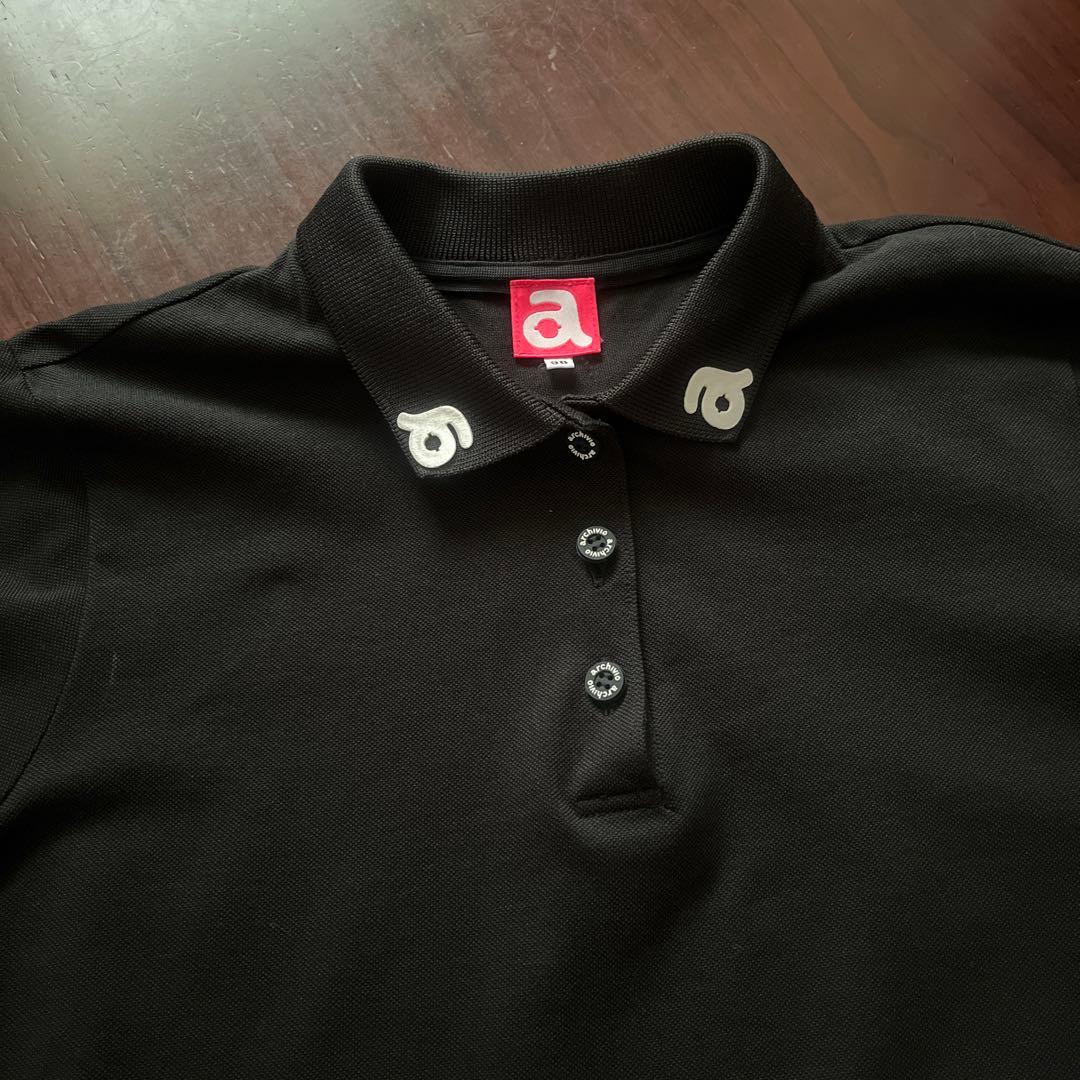 アルチビオ ブラック ポロシャツ