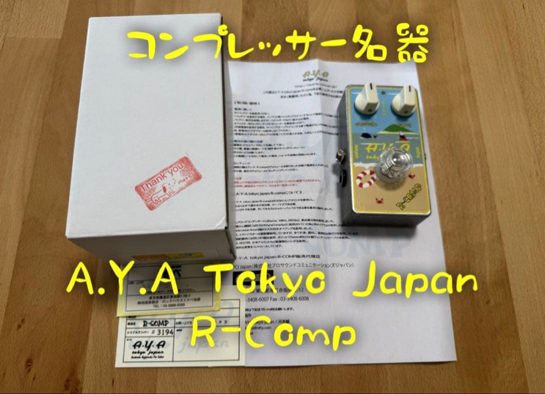 【美品】A.Y.A Tokyo R-Comp 2025年3月購入品