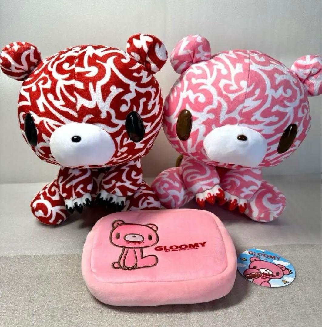 タグ付 いたずらぐまのグル〜ミ〜 ぬいぐるみ　20周年　チャックスGP ポーチ