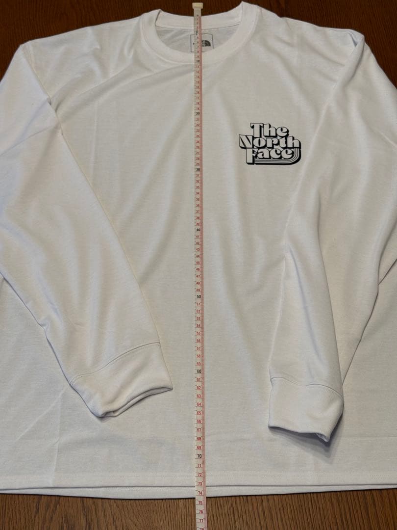 新品 白 ノースフェイス フリーラン ロングスリーブ ロンT ユニセックス XL