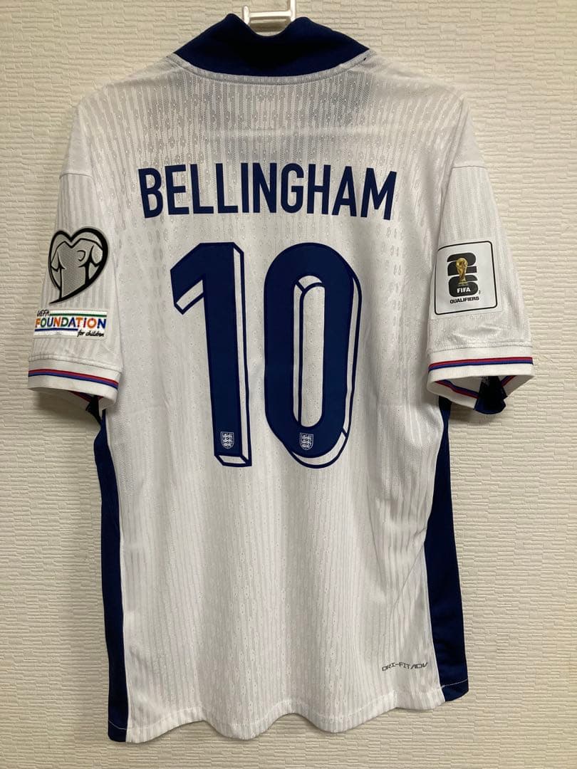 24-25 イングランド代表 ベリンガム ユニフォーム（H）