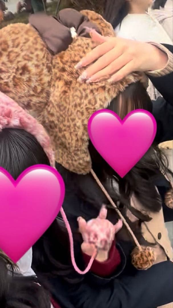 ディズニーリゾート ミッキー型ファーキャップ