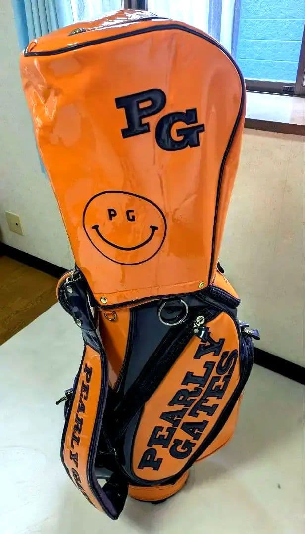 パーリーゲイツキャディーバック　（オレンジ色）