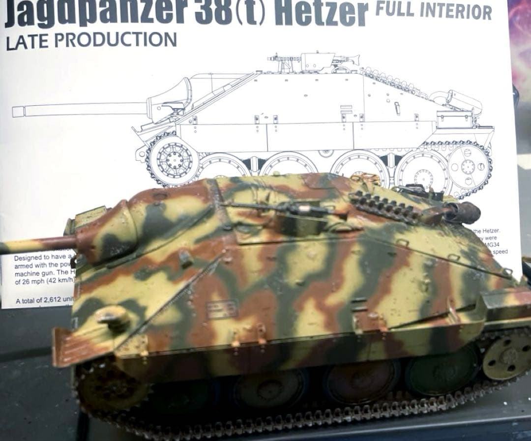 タコム1/35 38式軽駆逐戦車 ヘッツァー 後期型w/フルインテリア