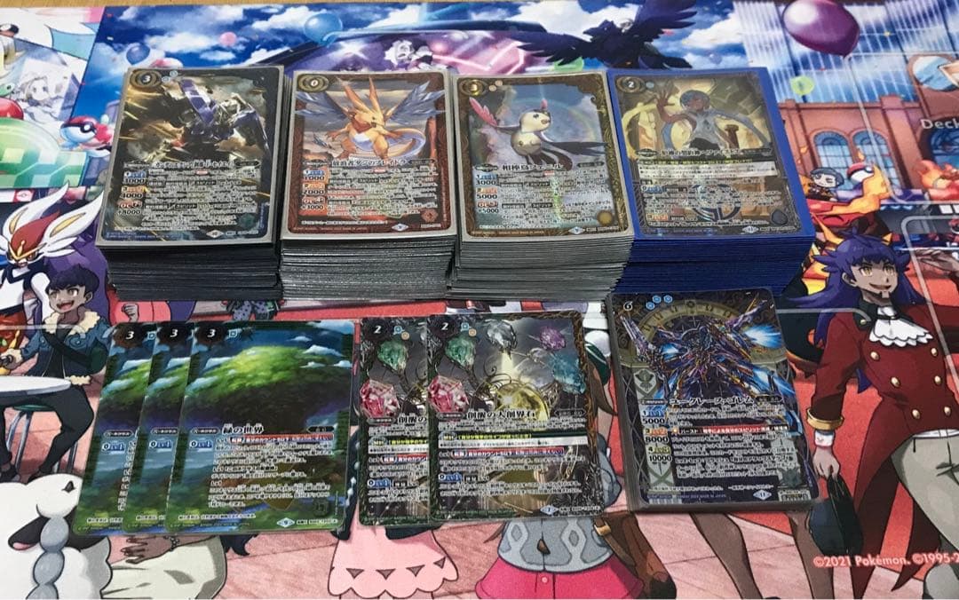 バトルスピリッツ　デッキ　ダブルオー　刃、雲契約　造兵　緑の世界　創醒の大創界石