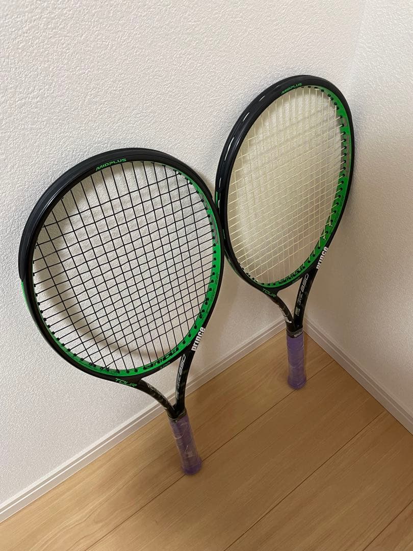 Prince ツアー100 TOUR 100 テニスラケット 2本セット 美品