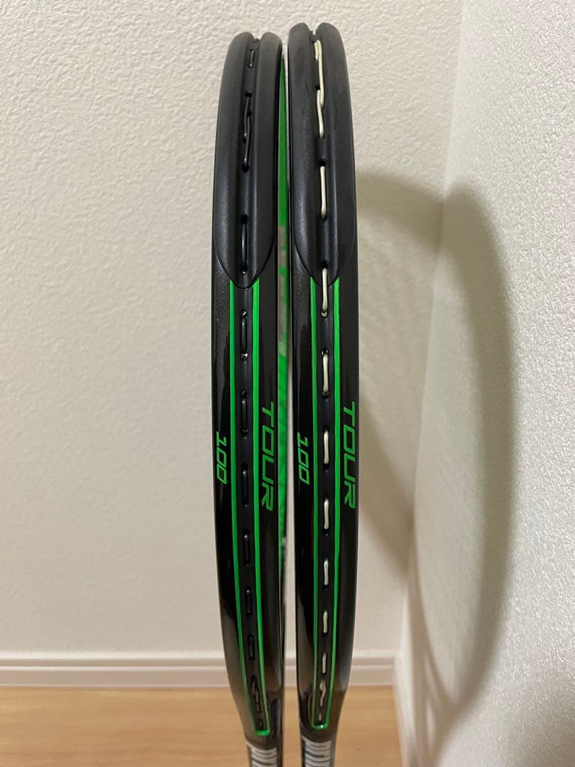 Prince ツアー100 TOUR 100 テニスラケット 2本セット 美品