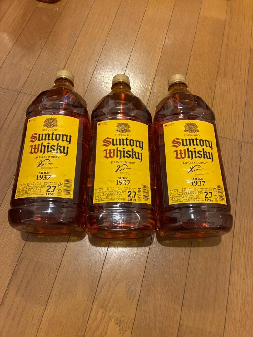 角瓶 2700ml [サントリー ウイスキー 日本 大容量] ３本