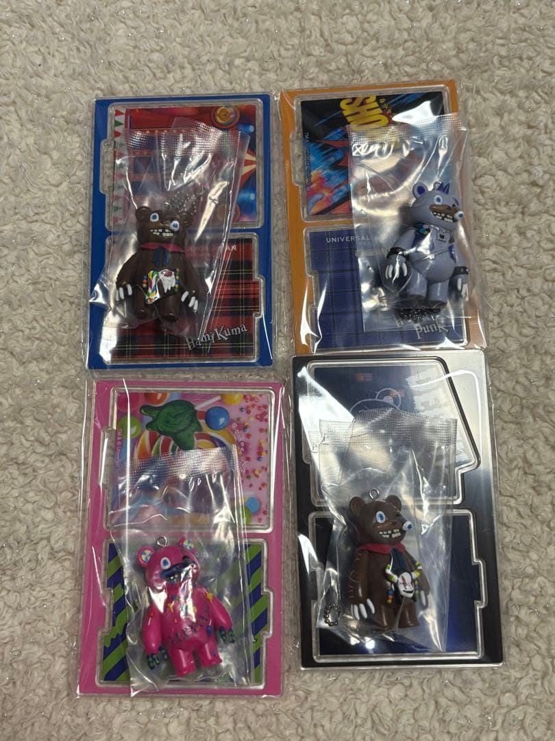 USJ ハロウィン2025 ハミクマ コレクタブルキーチェーン４種セット