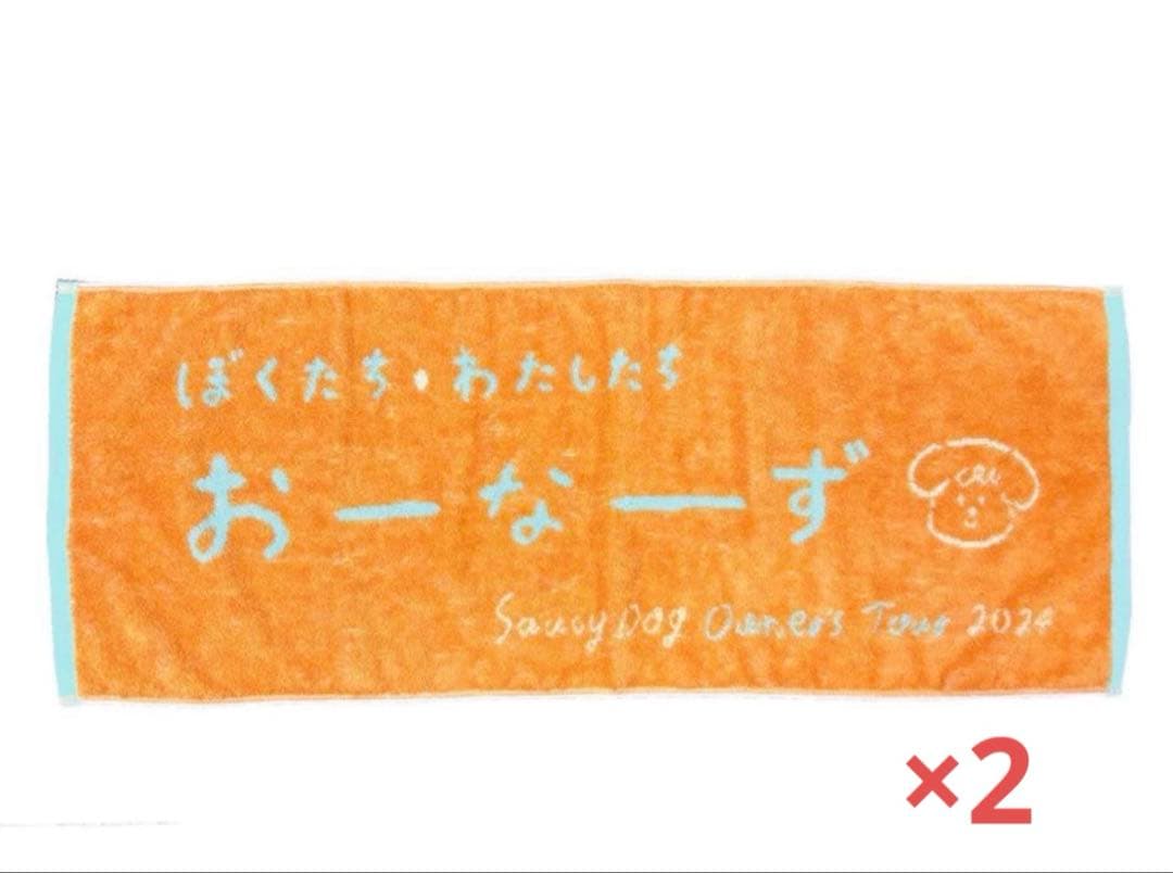 Saucy Dog Owners Tour 2024 タオル ×2