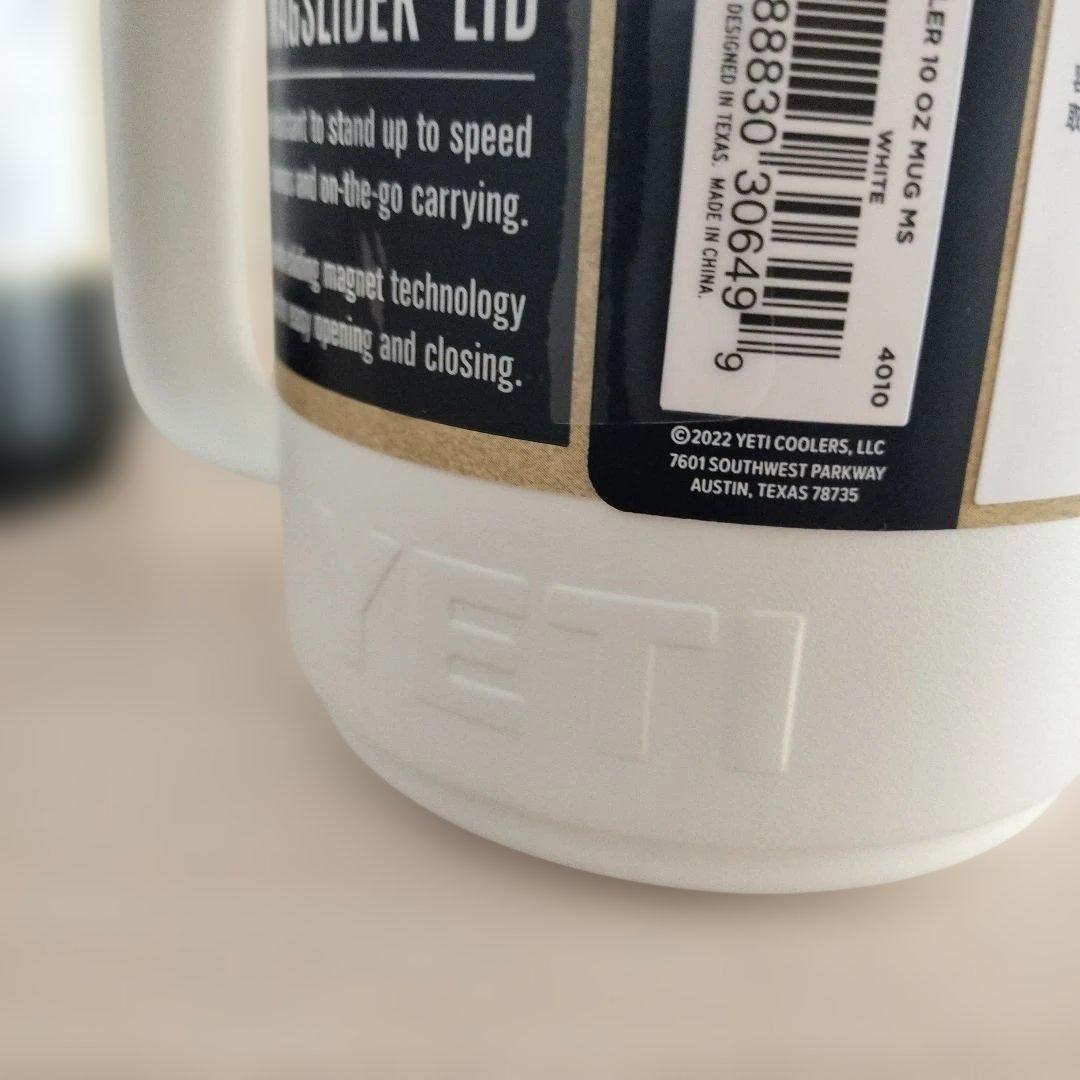 新品未使用 YETI Rambler 10oz Mug ブラック&ホワイト