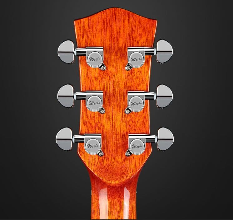 40インチ型光沢単板木ギター初心者(男女共通)