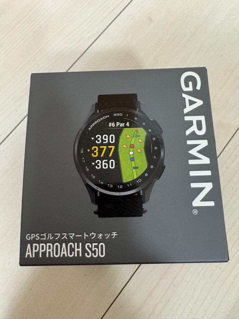 （超美品）GARMIN GPSゴルフスマートウォッチ APPROACH S50