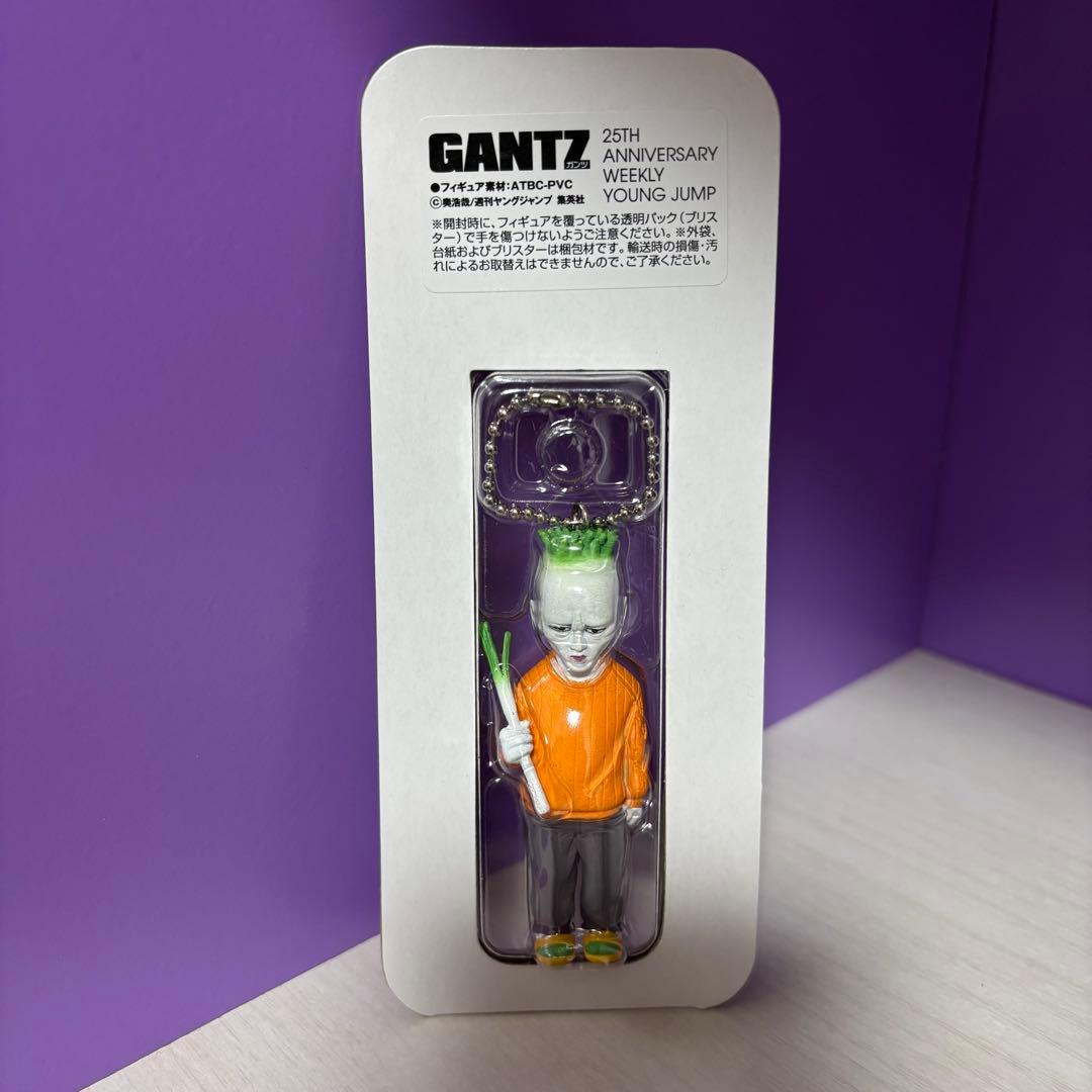 GANTZ ネギ星人 25周年記念スペシャルグッズ　フィギュア　キーホルダー