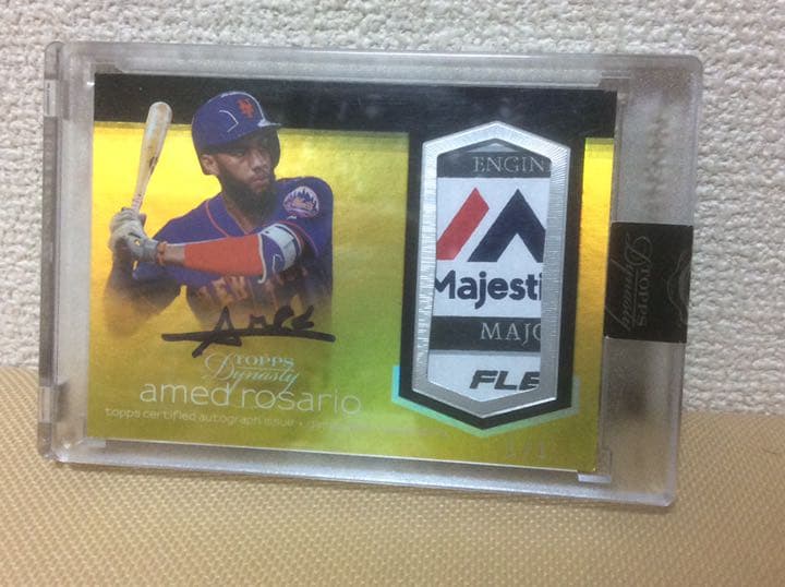 Amed Rosario ルーキー直書き直筆サインカード　世界に1枚限定！