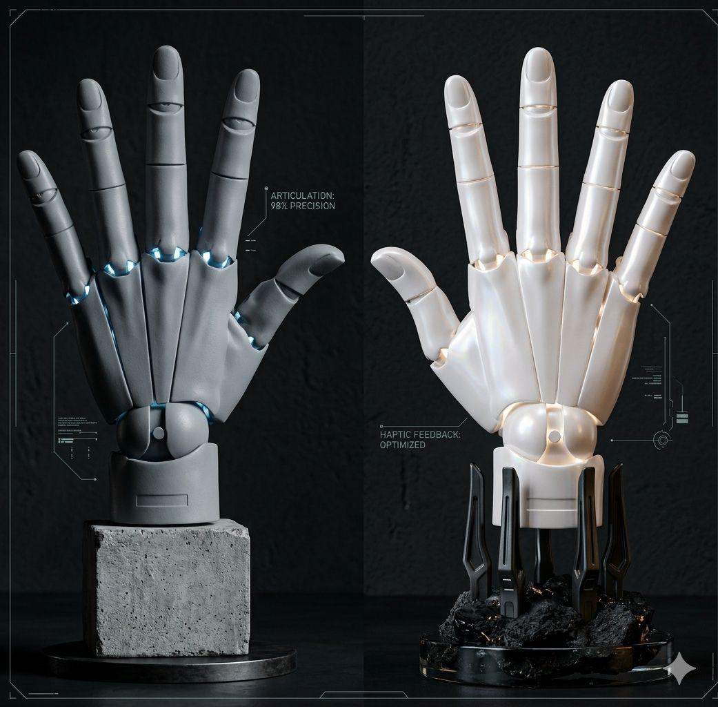 ARTIST SUPPORT ITEM ハンドモデルMEN'S/R -WHITE