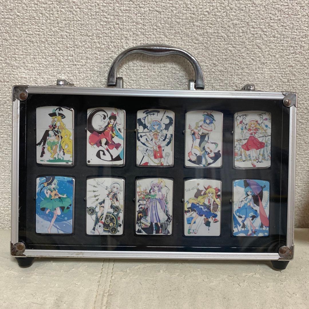 東方project 美少女　オイルライター　セット　zippo 風　TF
