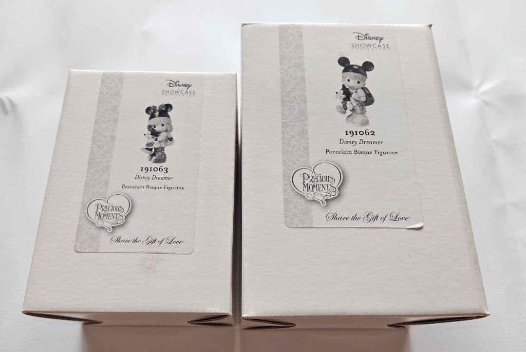 美品 2体セット ディズニーショーケースコレクション 磁器製人形