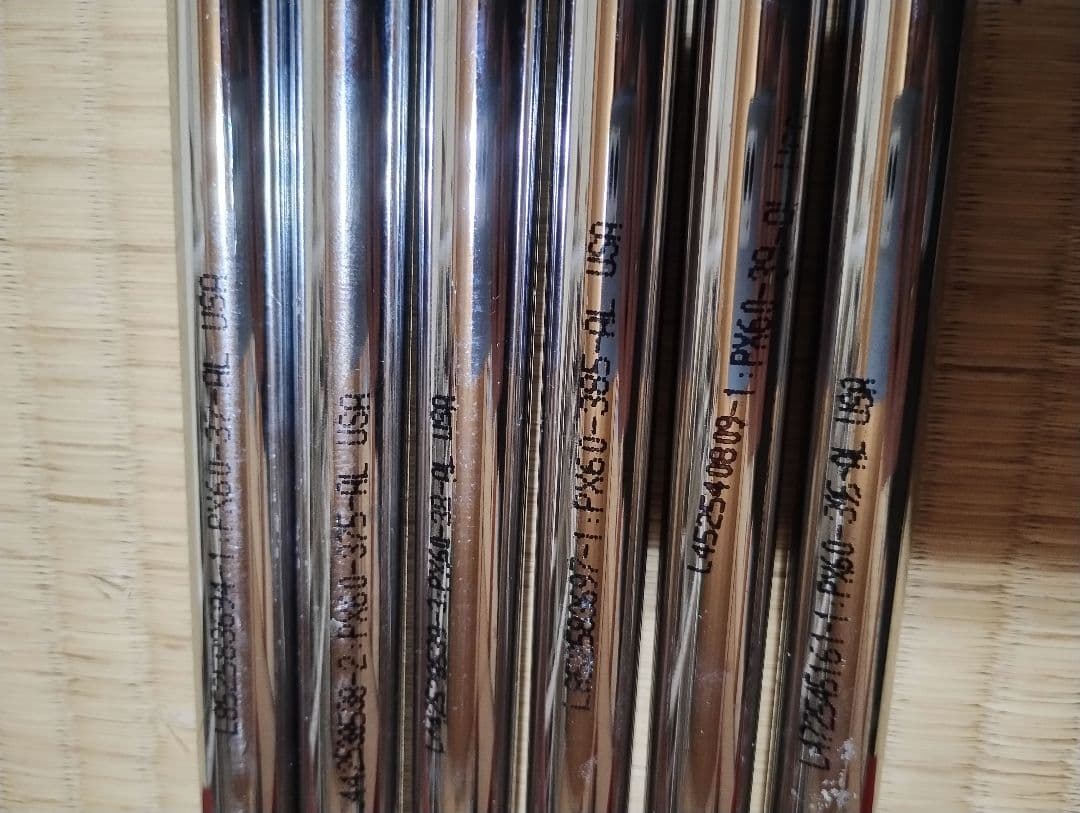 プロジェクトx　6.0　アイアンシャフト　pw〜5i