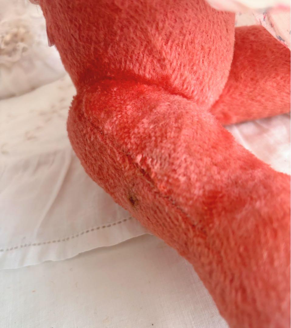 ピンクベア　フランス　アンティークベア　ヴィンテージ