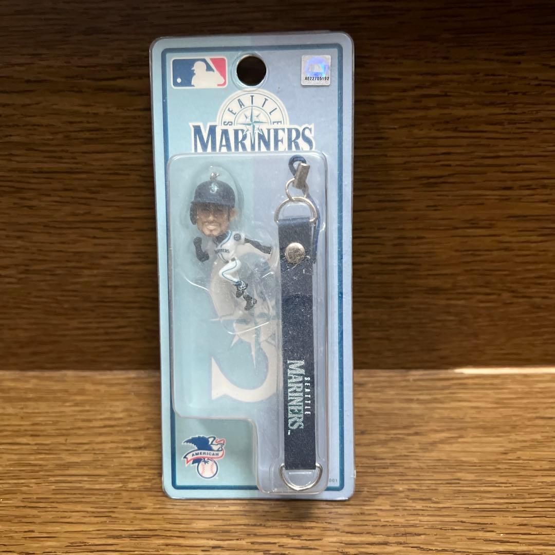 イチローのマリナーズ携帯ストラップ